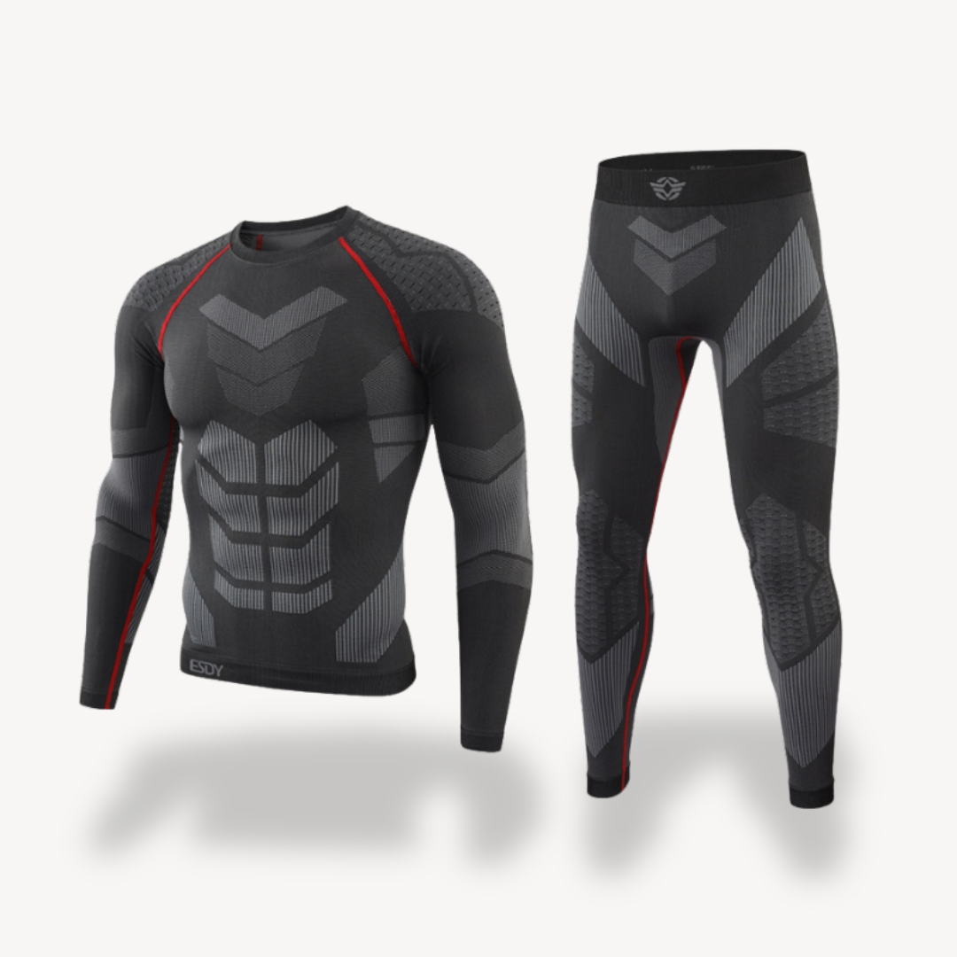 Men's Compression Workout Shirt & Leggings Set | Clara Vienne