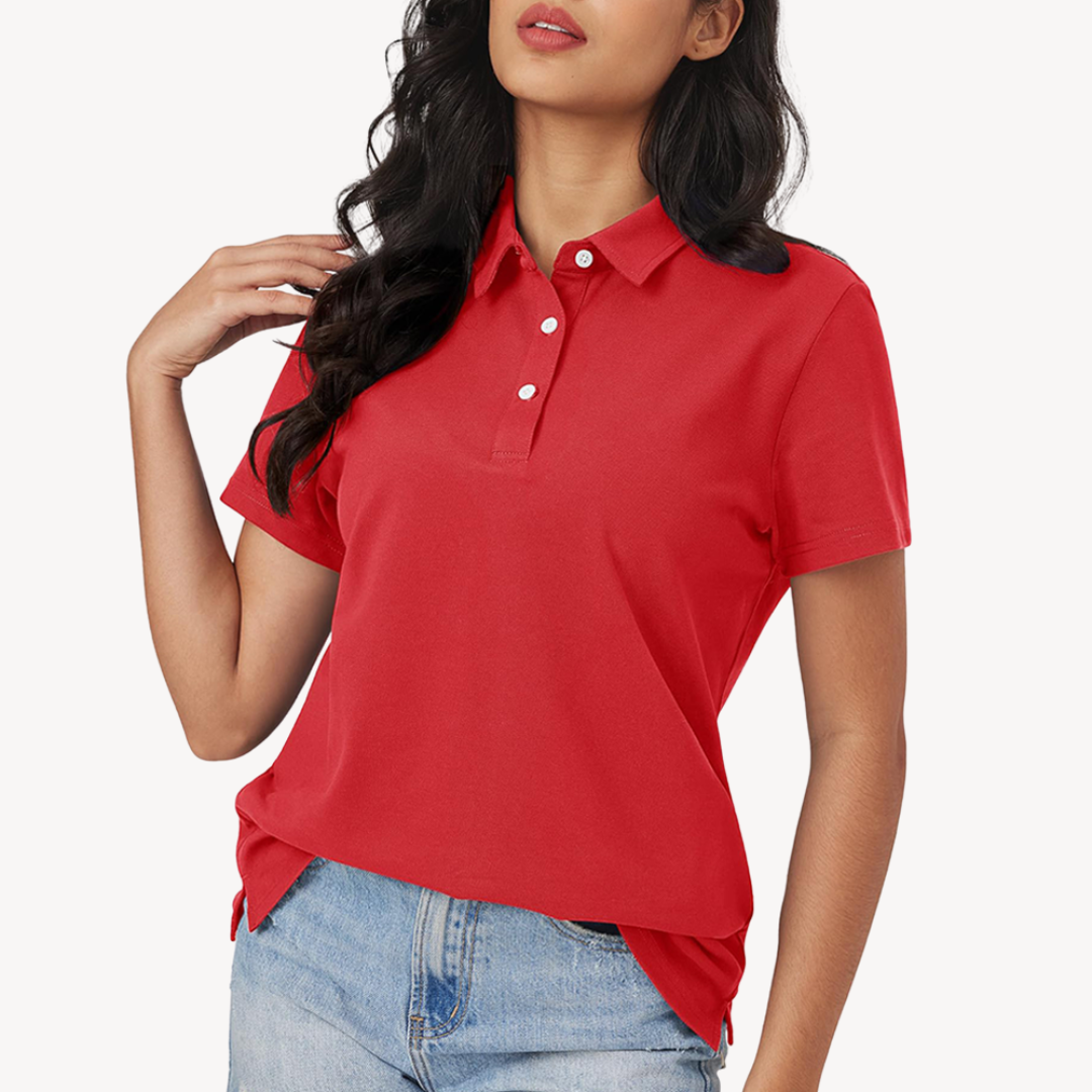 Clara Vienne | Women's Cotton Polo Shirt