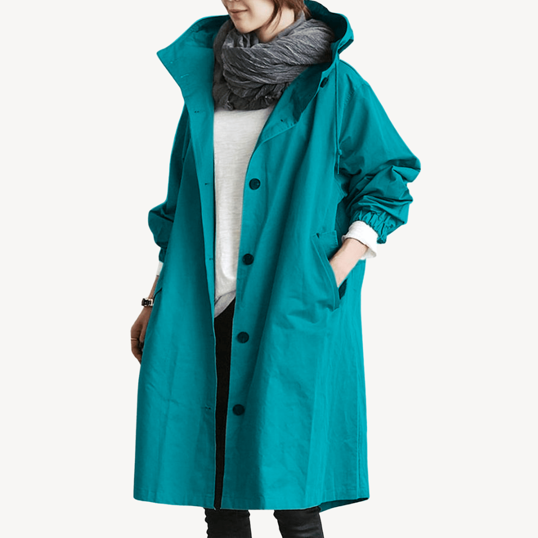 Long Hooded Coat Women Winter Jacket | Clara Vienne