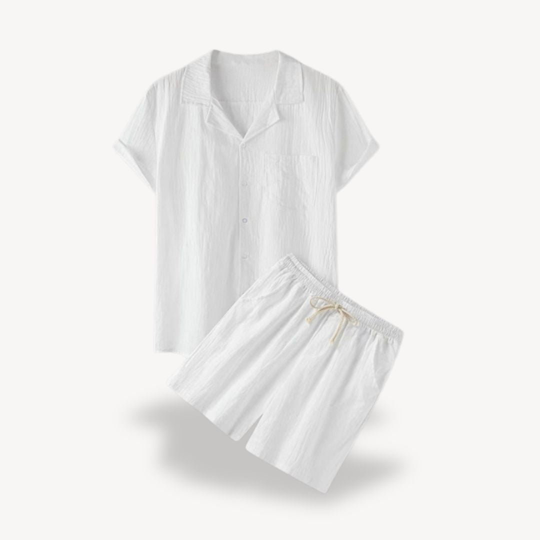 Clara Vienne | Men's Casual Linen Blend Outfit