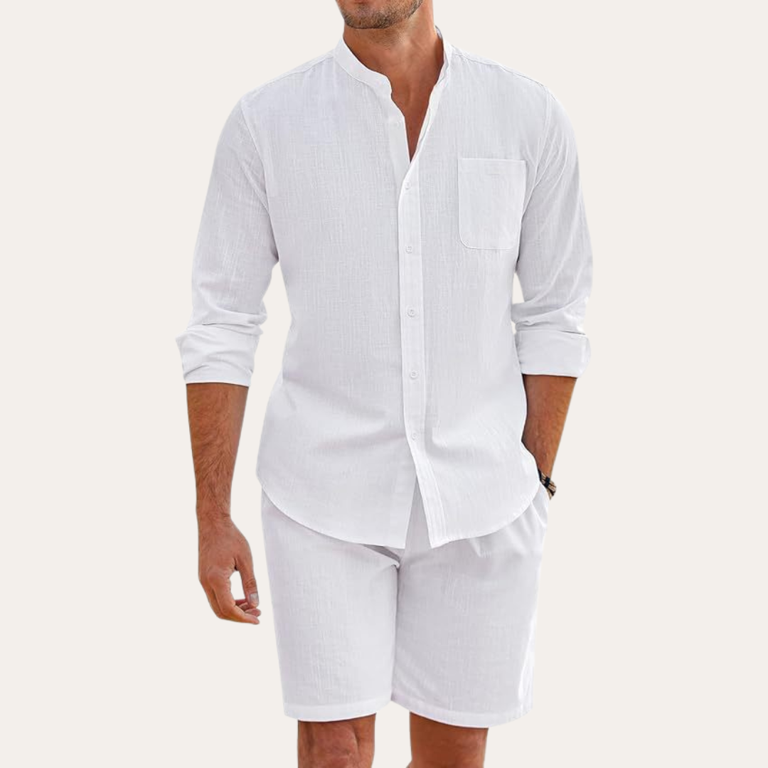 Clara Vienne | Men's Linen Set – 2-Piece Summer Outfit