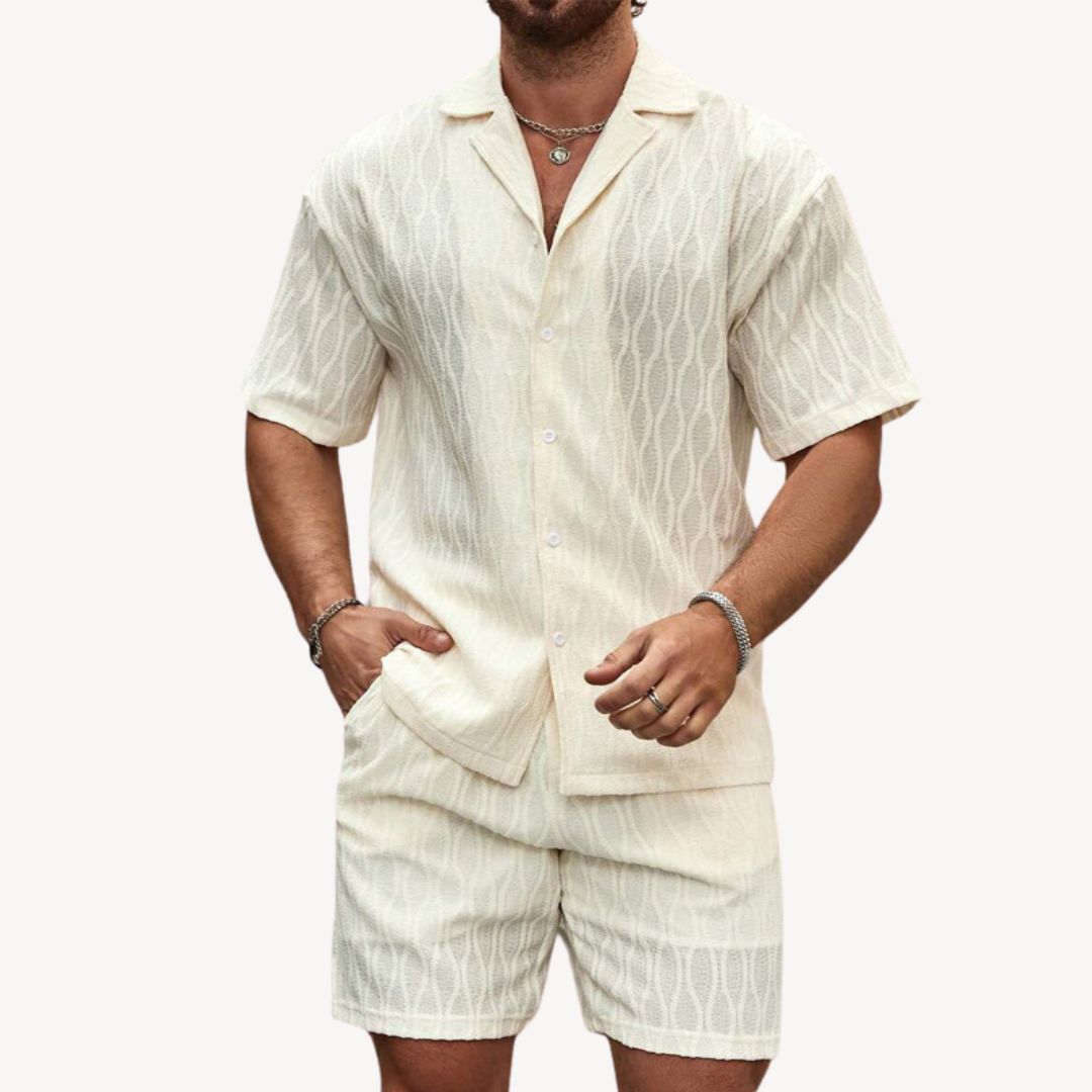 Clara Vienne | Men's Patterned Knit Summer Set