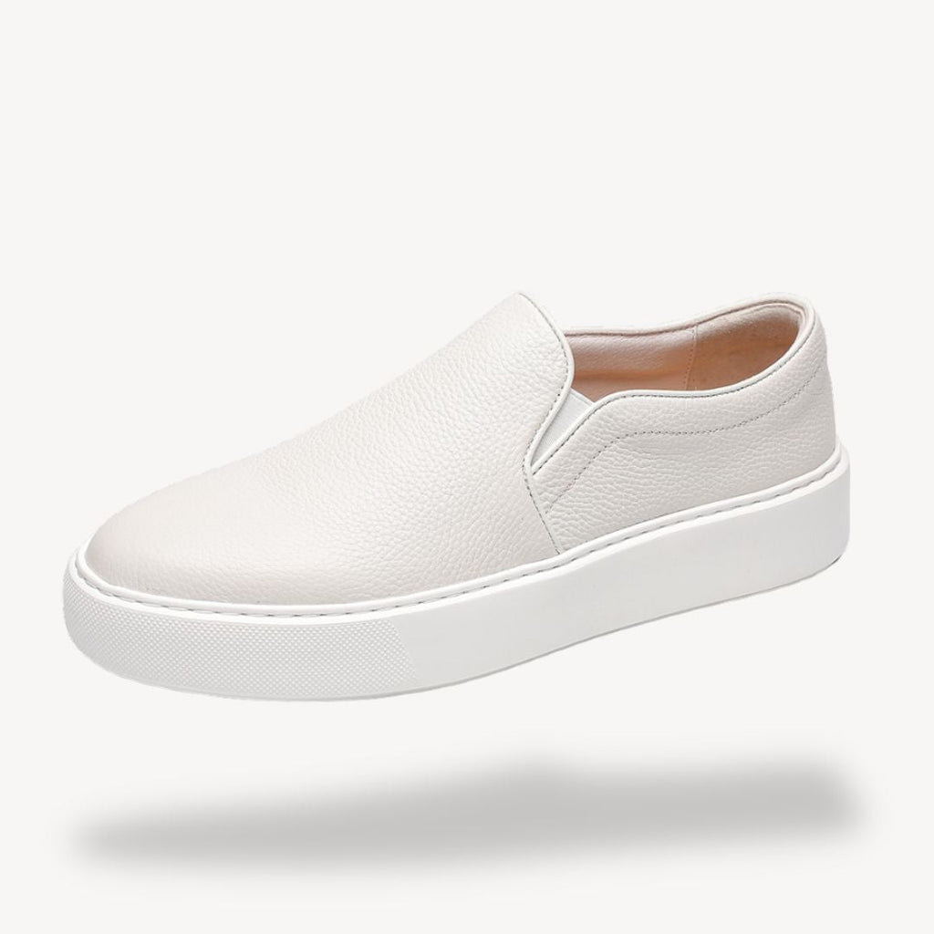 Clara Vienne | Men's Leather Slip-On Sneakers