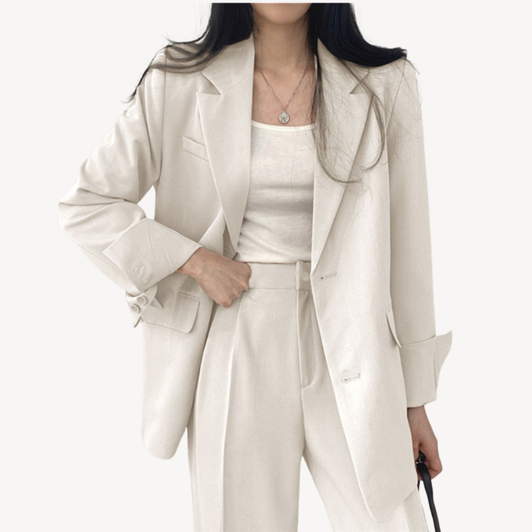 Blazer Pants Suit Set Women | Clara Vienne
