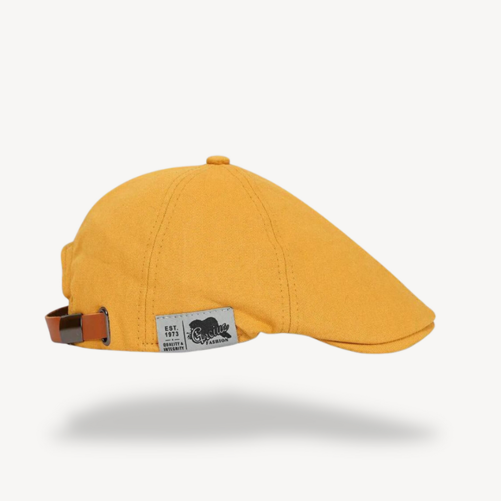 Men's Adjustable Flat Cap | Clara Vienne