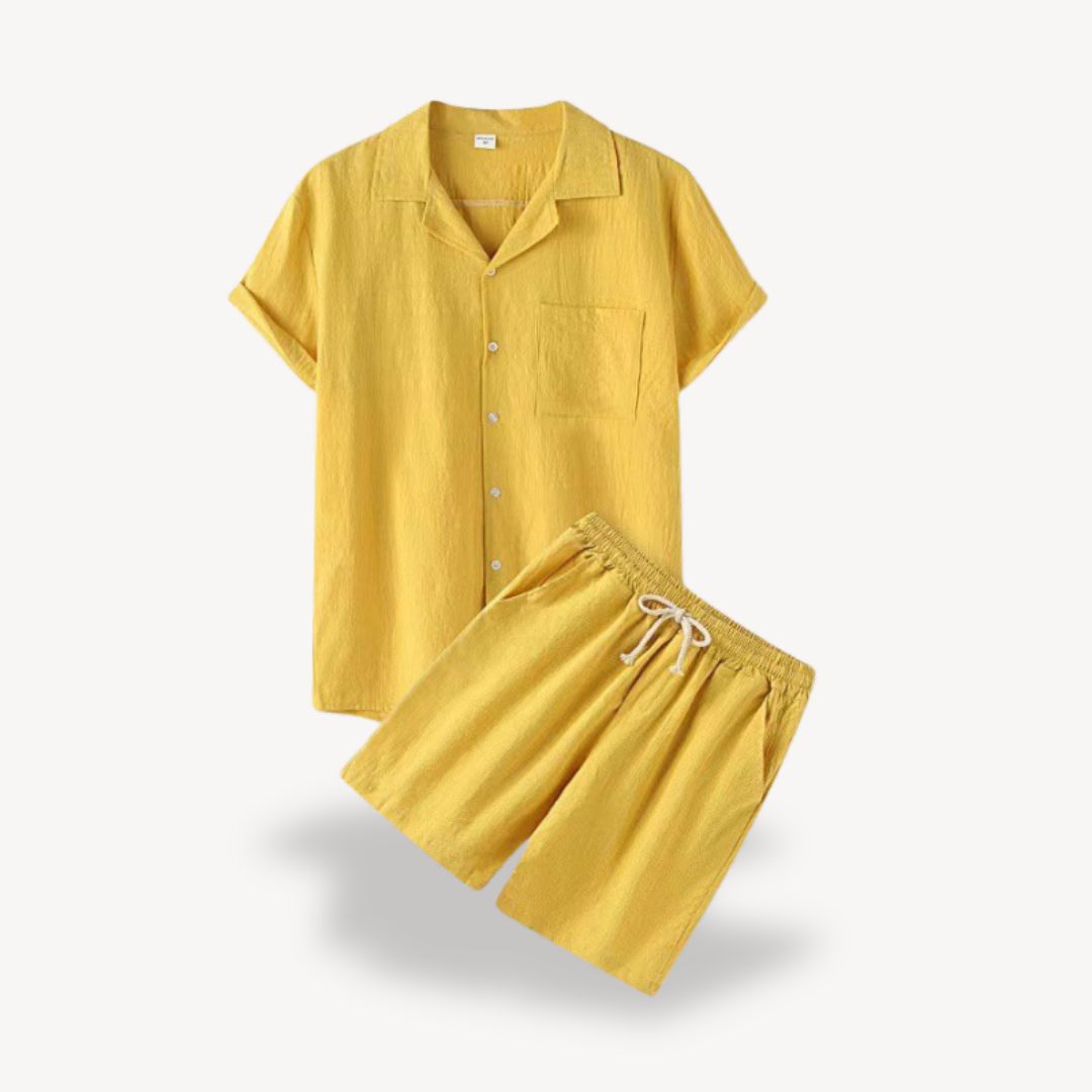 Clara Vienne | Men's Casual Linen Blend Outfit